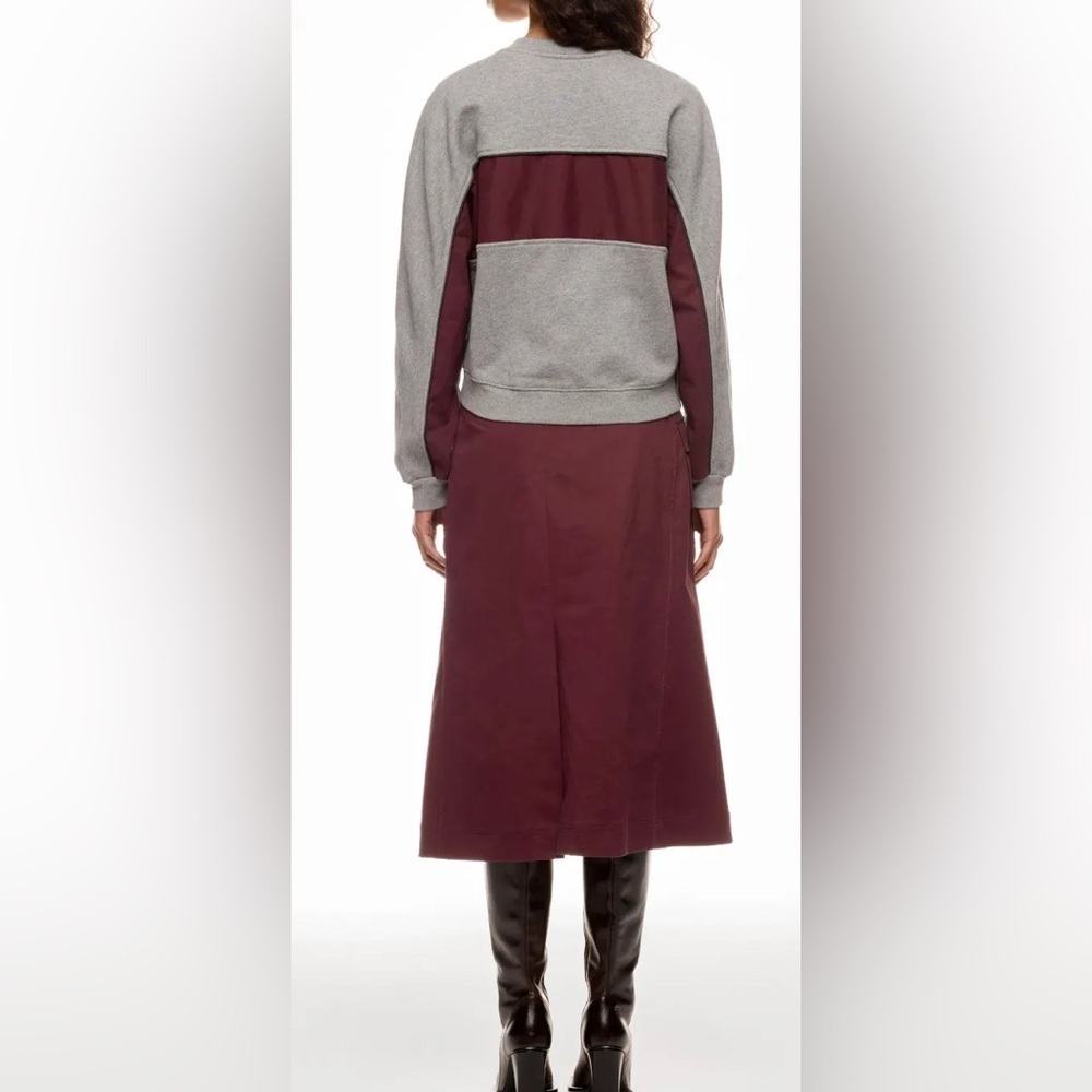 3.1 Phillip Lim Long Sleeve Draped Knit Dress - Picture 4 of 11